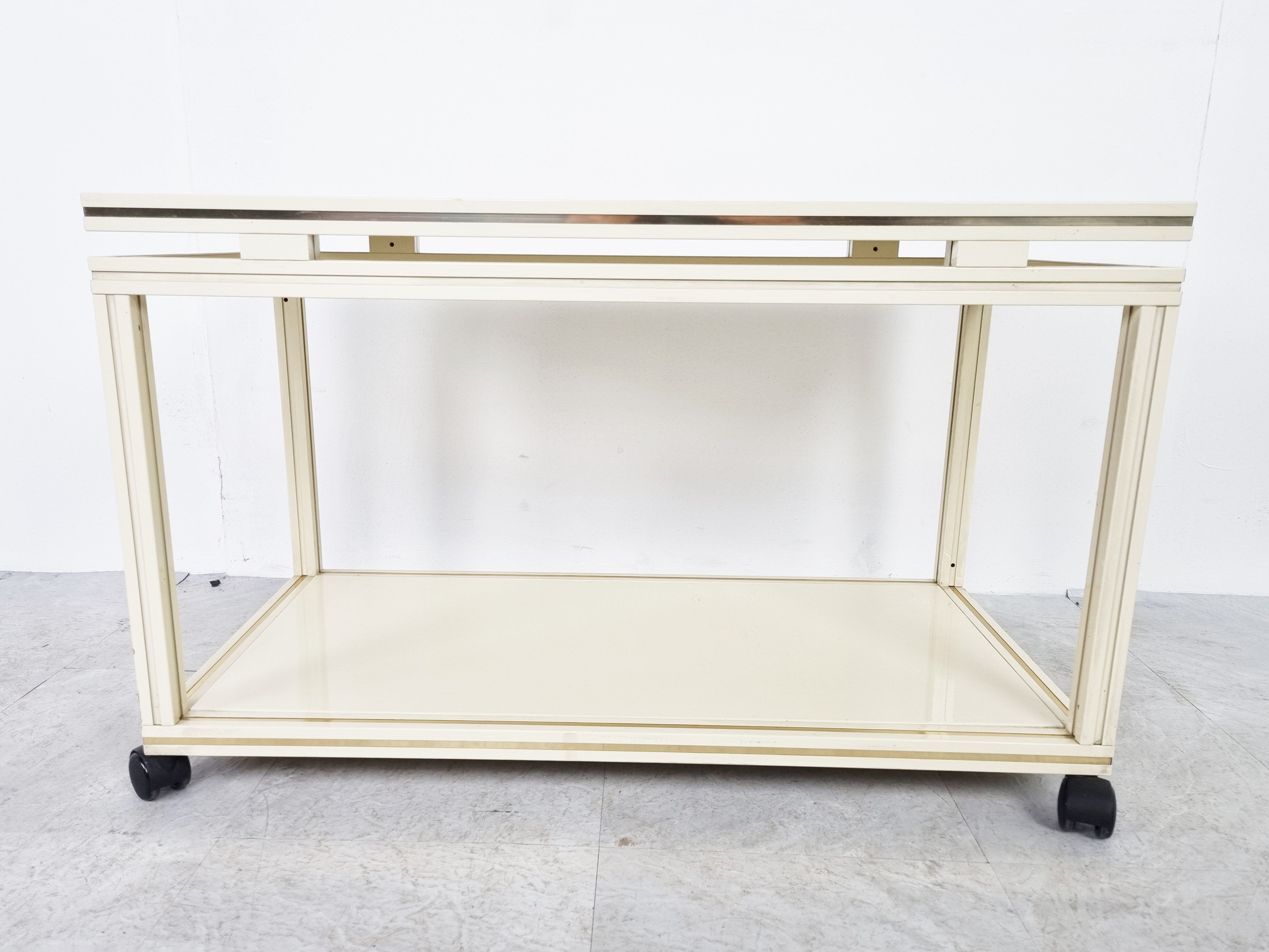 Trolley vintage par Pierre Vandel, années 1980