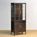 Polished iron medicine cabinet, 1950s