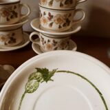 6 English tea cups or chocolate