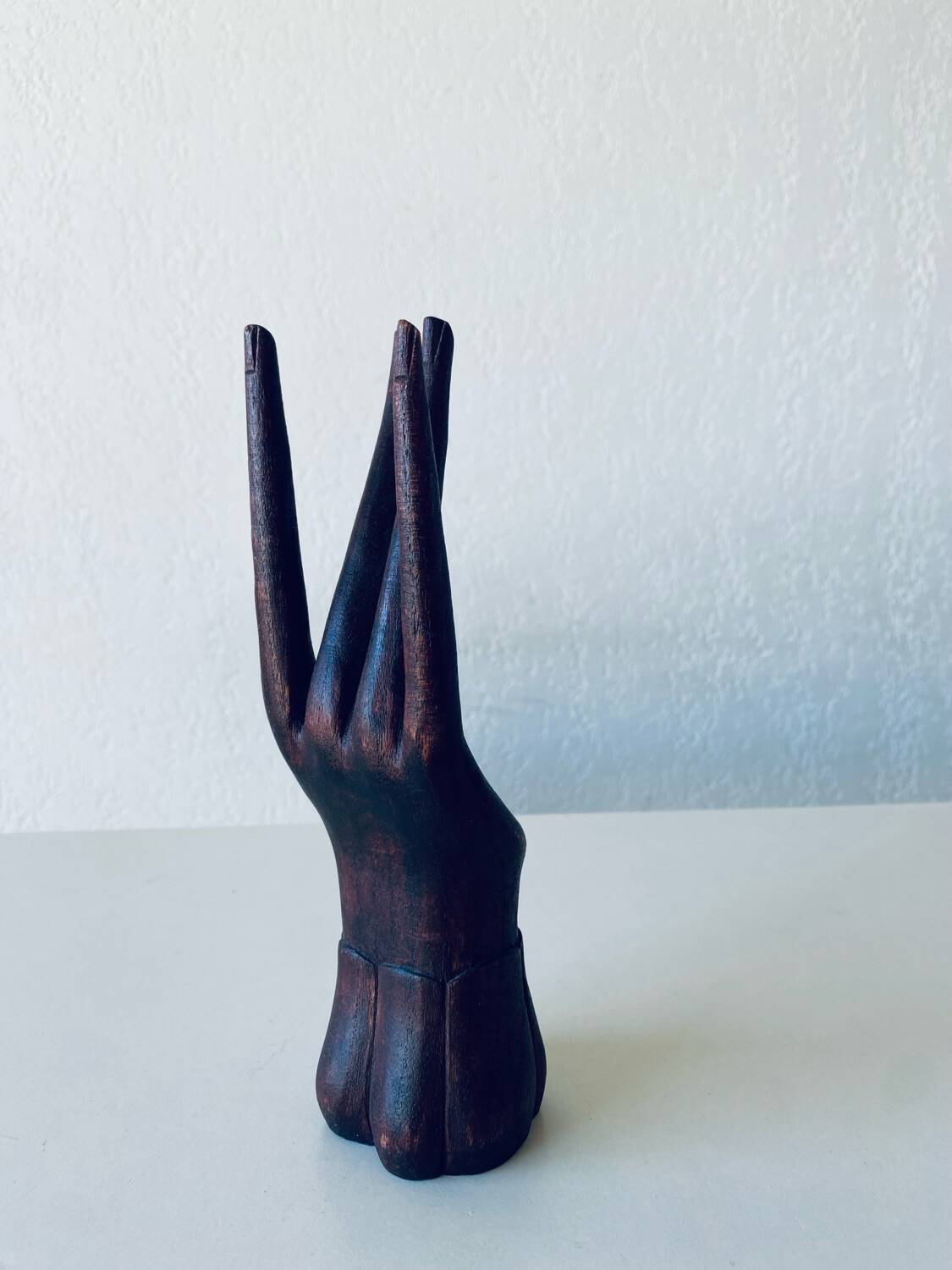 Decorative hand carved wood