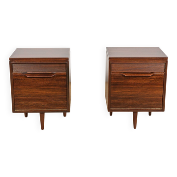 Mid-Century Bedside Tables from White & Newton, United Kingdom, 1960s, Set of 2