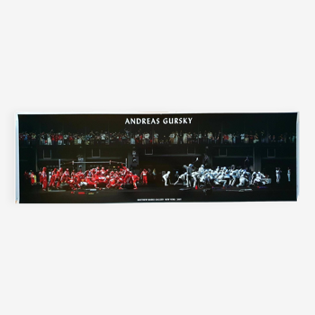 Andreas Gursky - Affiche originale d'exposition - F1 Pitstop - NYC - 2007