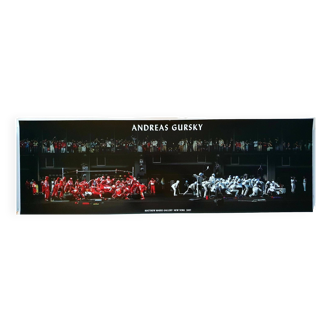 Andreas Gursky - Affiche originale d'exposition - F1 Pitstop - NYC - 2007