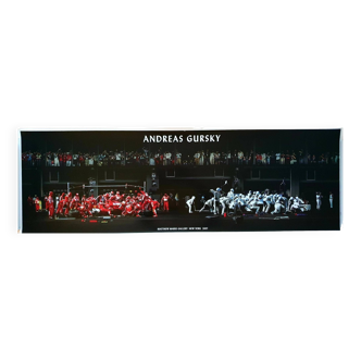 Andreas Gursky - Original exhibition poster - F1 Pitstop - NYC - 2007