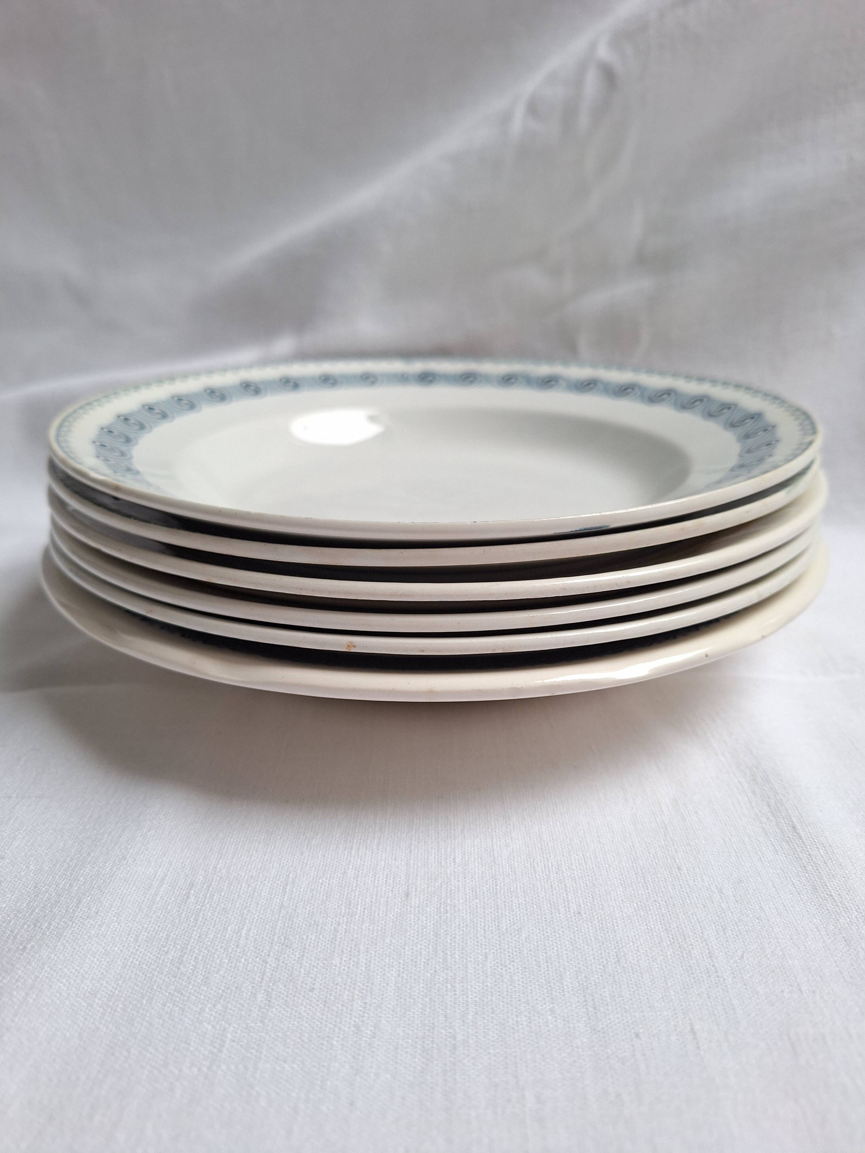 St Amand and Moulin des Loups soup plates
