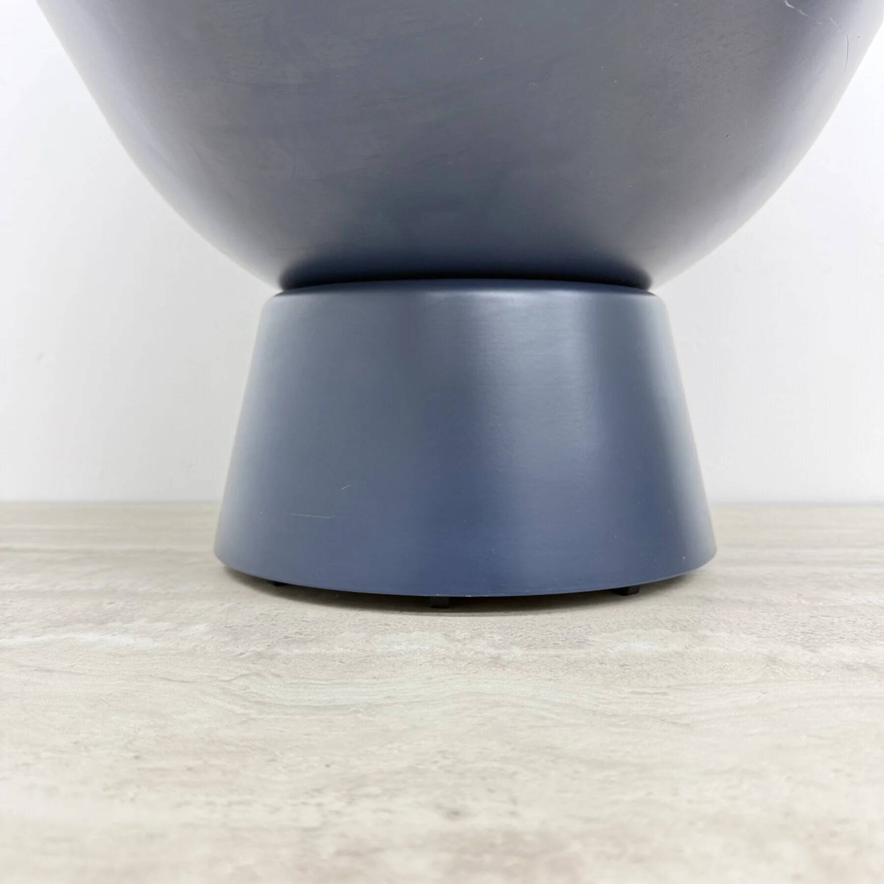 Swedish blue metal floor lamp by Ola Wihlborg for Ikea, 2000s