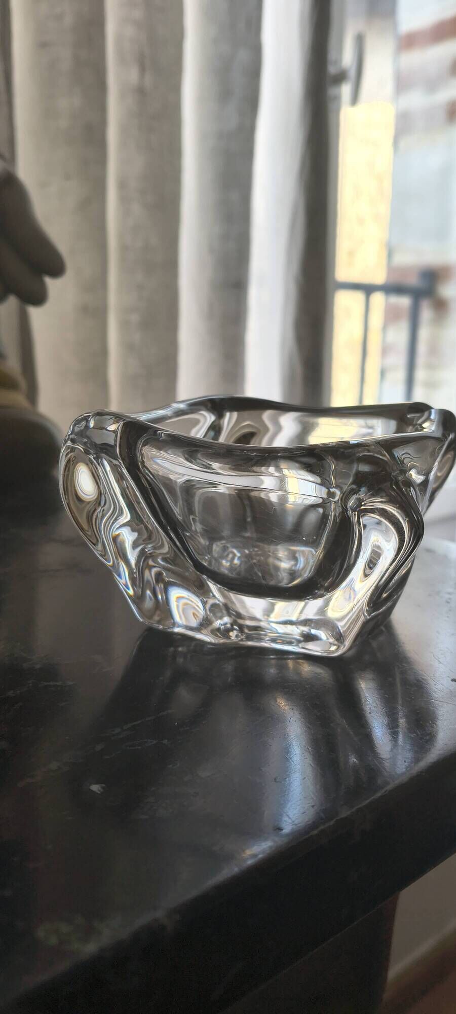 Cendrier cristal Daum France