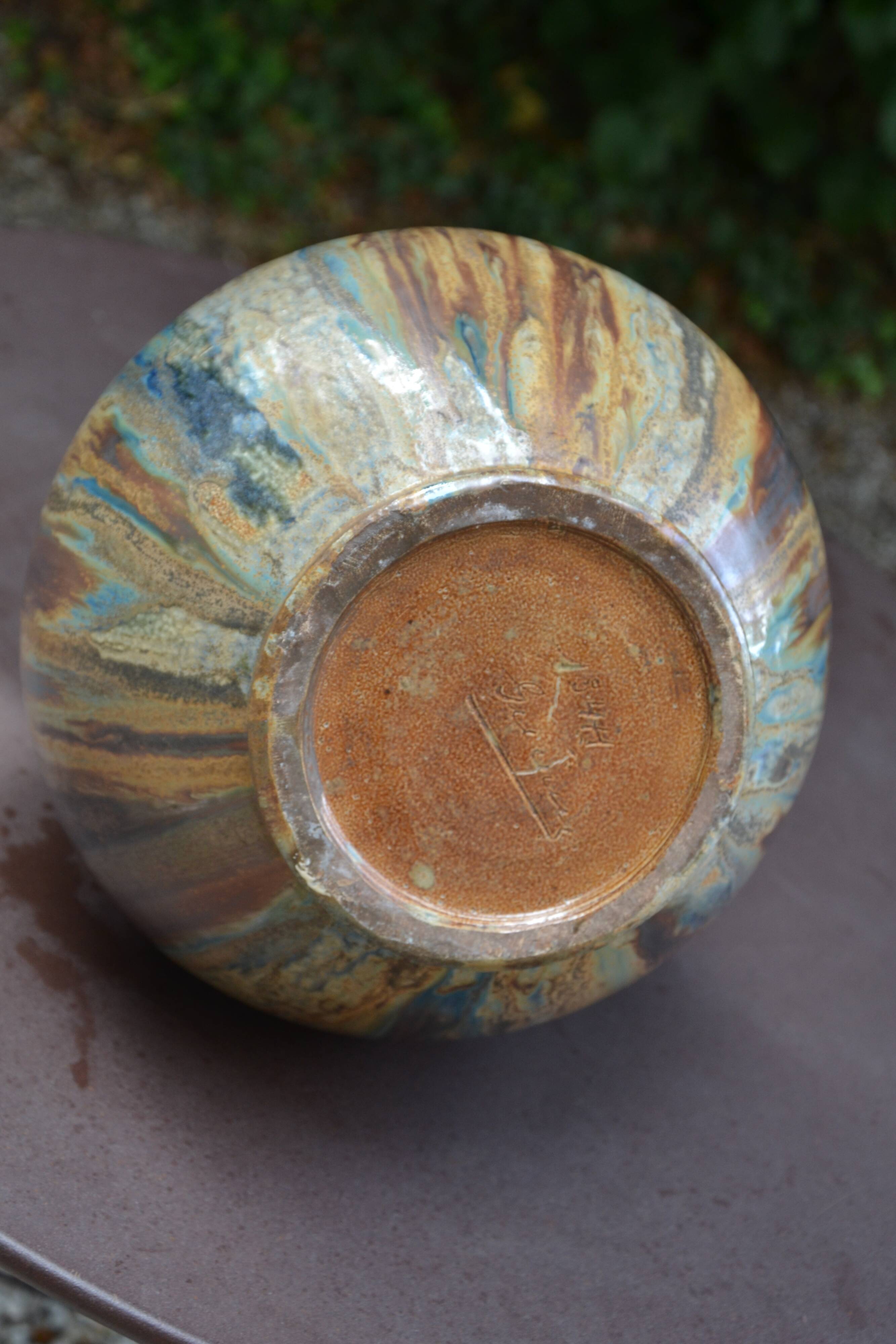 Large vase Roger Guerin Bouffioulx 1930
