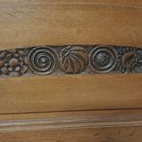 1930s headboard in solid oak