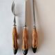 Couverts de service pied de biche