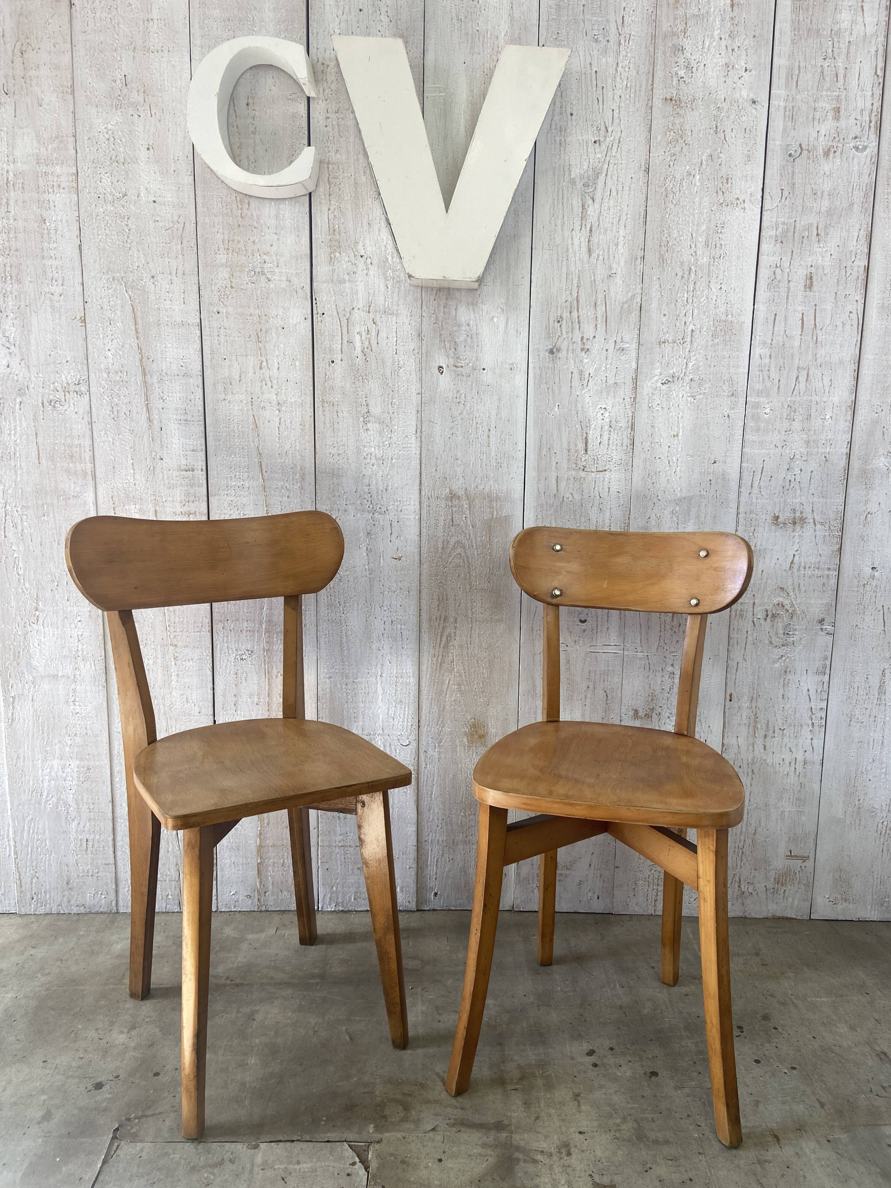 Pair of bistro chairs