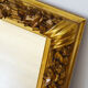 Miroir de cheminée XIXème siècle bois et stuc