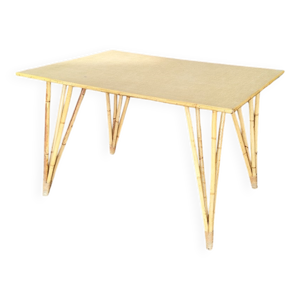 Table de salle à manger - rotin