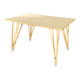 Rattan dining table