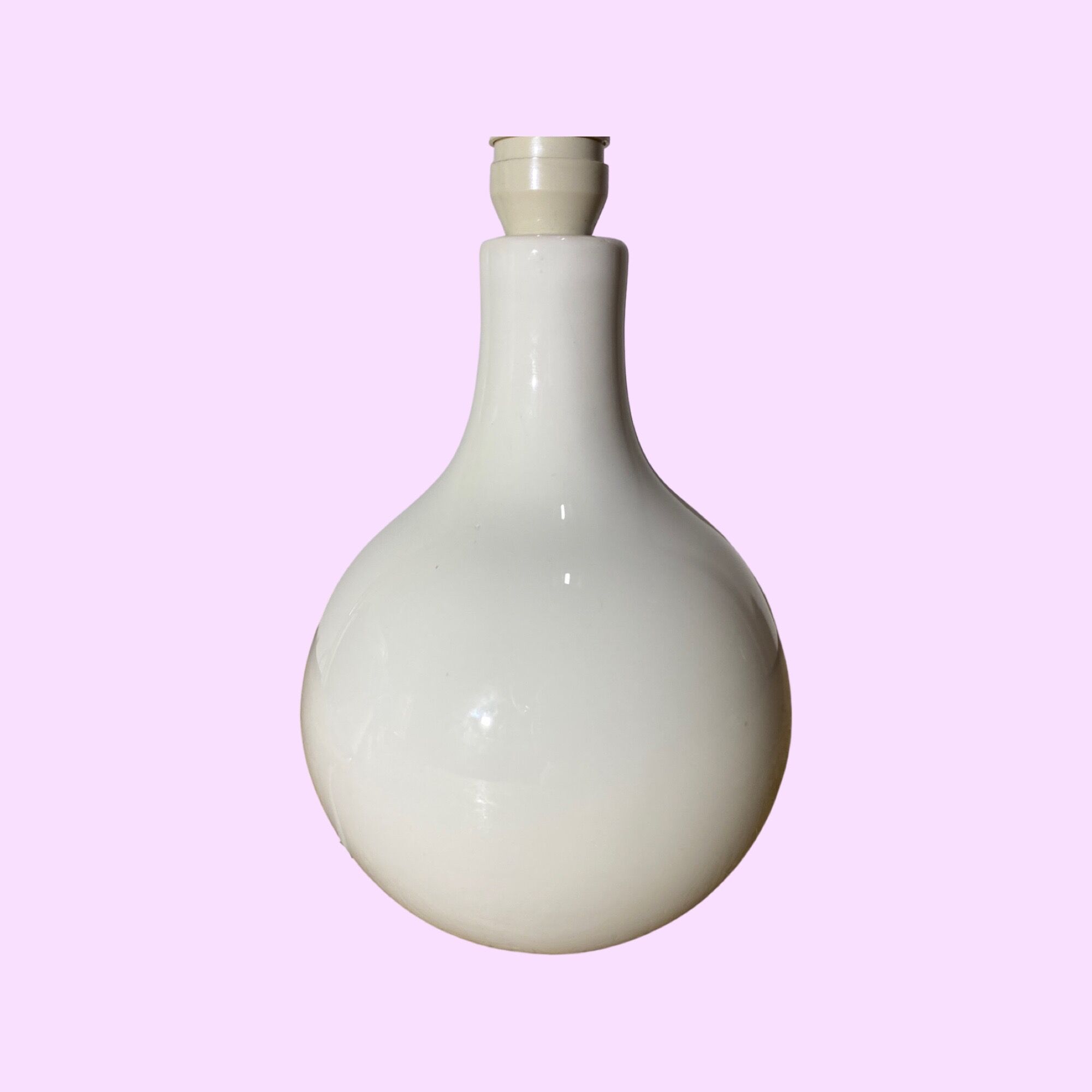 White vintage danish desk light | scandinavian table lamp from the mid century made in denmark