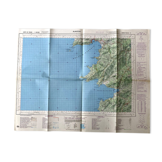 Map Ajaccio 1981