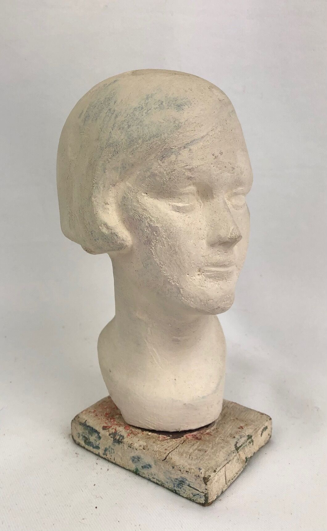 Vintage plaster head