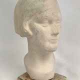 Vintage plaster head