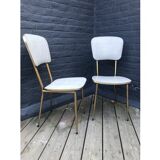 Lot of 4 vintage chairs from the 1960s