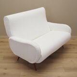 White sofa, Italian design, 1970s, production: Italy