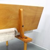 1960s Miroslav Navratil Convertible Restored Daybed Sofa, Czechoslovakia