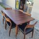 Scandinavian extendable table in Rio rosewood, 1960s