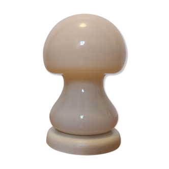 Lampe vintage champignon verre soufflé années 70