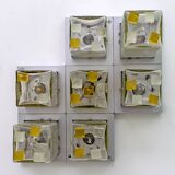 Albano Poli Mid-Century Modern Italian Single Sculture Sconce by Poliarte