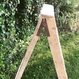 Stepladder in rough wood