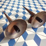 Pair of torch sconces