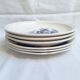 Vintage blue Moulin des Loups dinner plates
