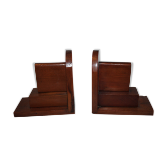 Wooden book lock