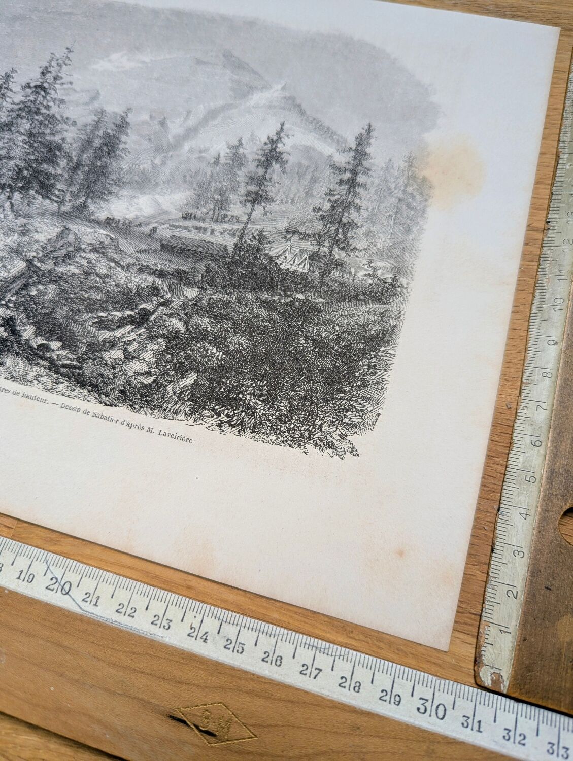 The Popocatepetl, Mexico. Printed in 1861.