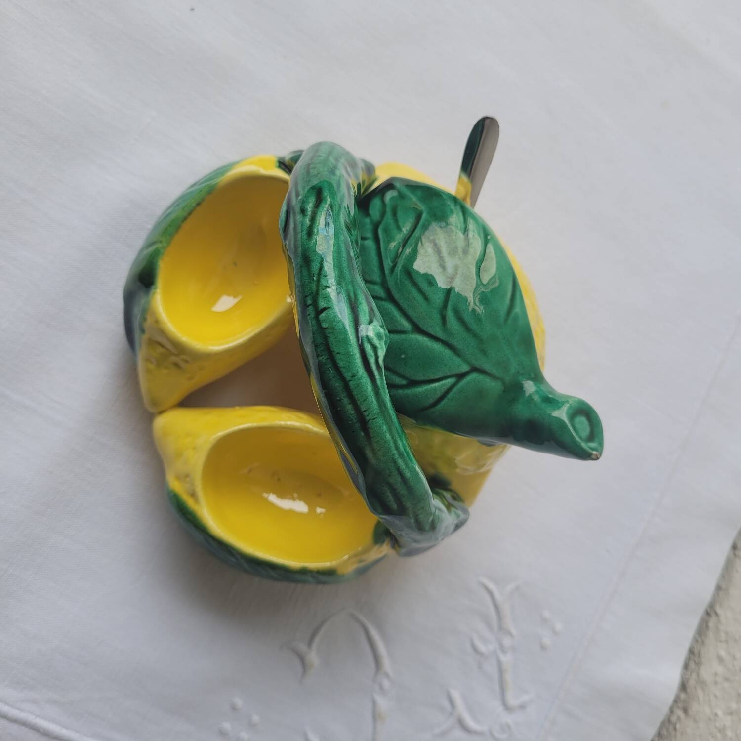 Salt shaker, pepper shaker and mustard shaker