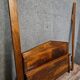 Antique grand lit in flame mahogany – Empire / Restoration / 20th century style