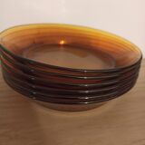 New vintage Duralex hollow plates