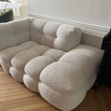Ecru chaise longue sofa