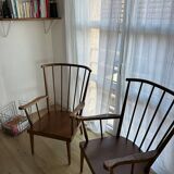 Paire de fauteuils Baumann