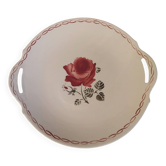 Old large half-porcelain dish Badonviller