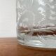 Large vase in raw glass, 1970s brutalism.