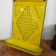 Enamelled utensil door
