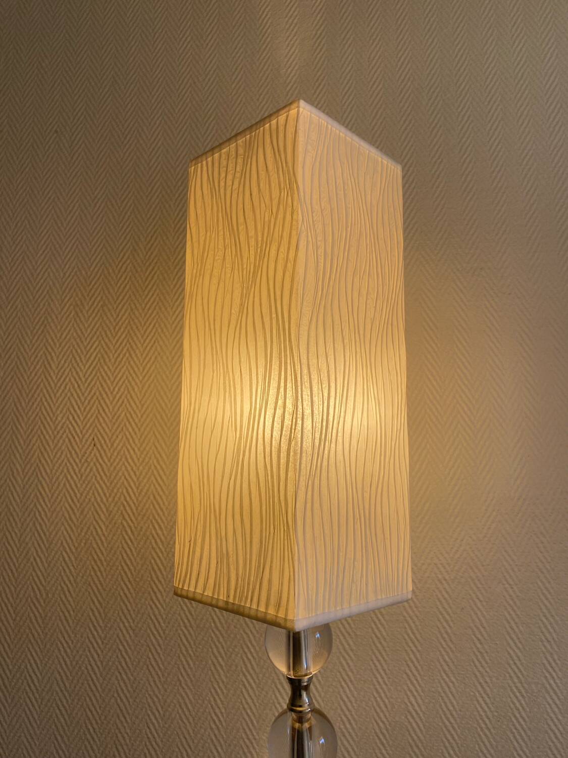 Lampe vintage massive design belge 70s