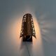 Simple metal wall light in brutalist style, 1970s, Germany.