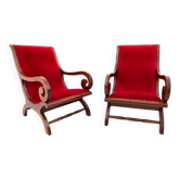 Pair of armchairs from the 1920s, Northern Europe.
