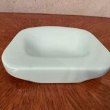 Vintage celadon water-green ceramic soap holder