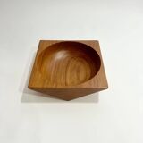 Scandinavian teak bowl by Söwe Konst Sweden, 1950s-1960s