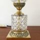 Glass and brass lamp 60s