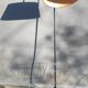 1950 floor lamp with ball head and magazine holders brass ball fasteners