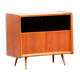 Vintage scandinavian buffet 1960 teak & glass