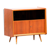 Vintage scandinavian buffet 1960 teak & glass